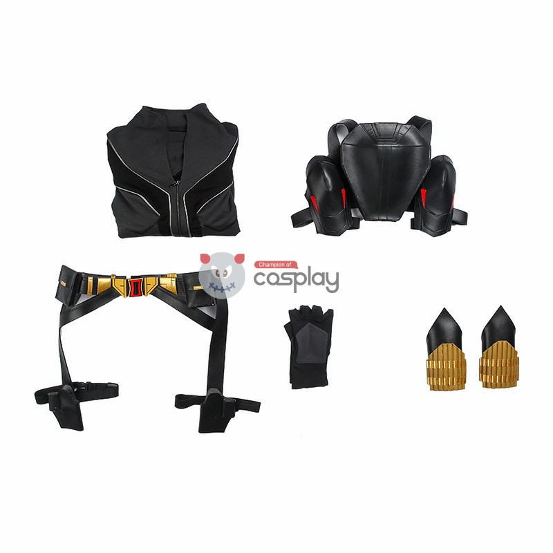 2021 New Black Widow Suit Natasha Romanoff Cosplay Costume Top Level