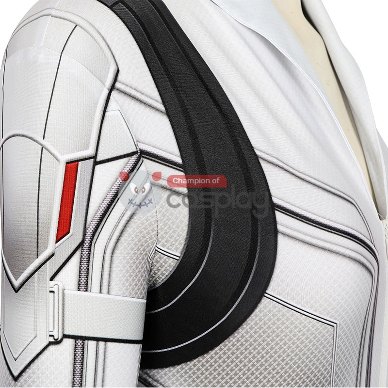 Natasha Romanoff White Jumpsuit 2020 Movie Black Widow Cosplay Costume