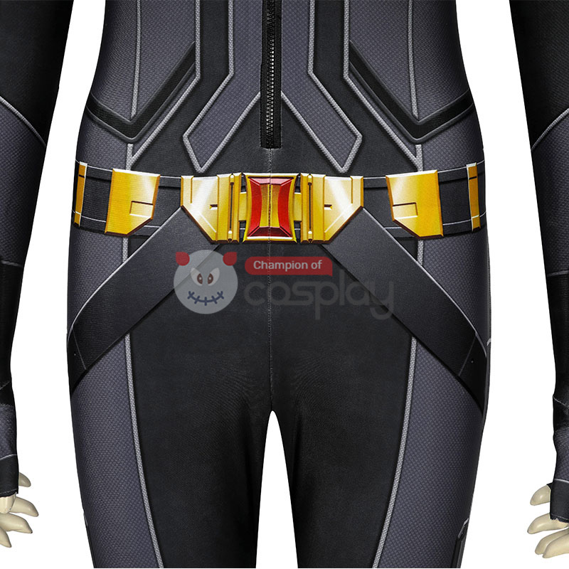 Natasha Romanoff Black Jumpsuit 2020 Movie Black Widow Cosplay Costume