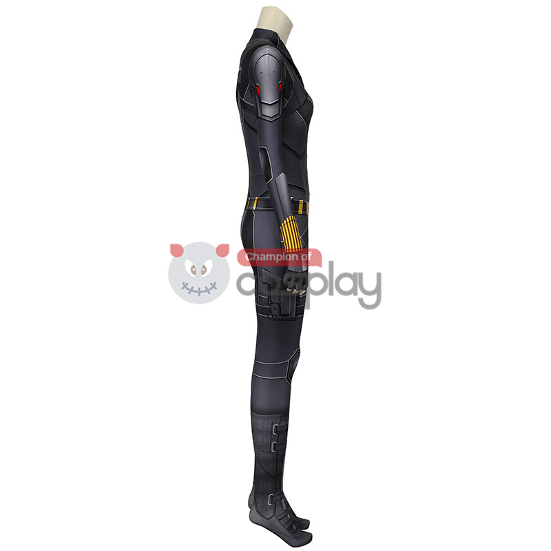 Natasha Romanoff Black Jumpsuit 2020 Movie Black Widow Cosplay Costume