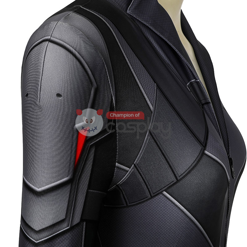 Natasha Romanoff Black Jumpsuit 2020 Movie Black Widow Cosplay Costume