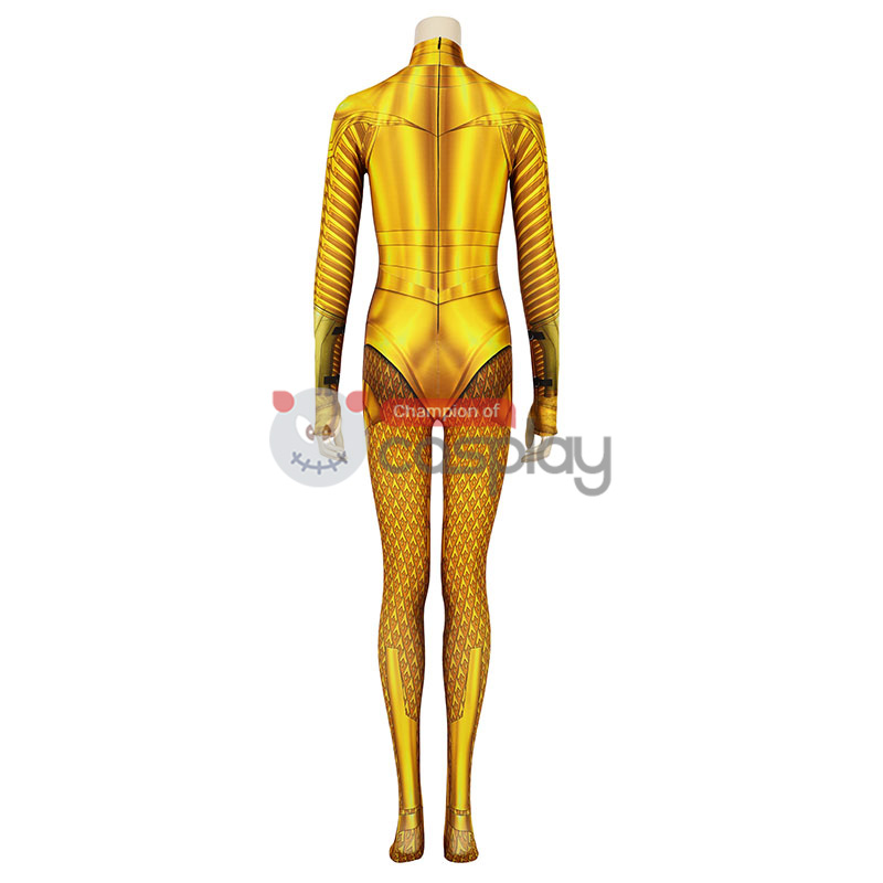 Diana Prince Polyester Zentai Jumpsuit Woman 1984 Golden Cosplay Costume