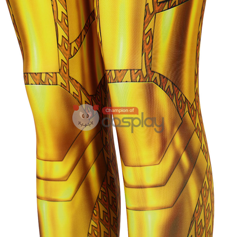Diana Prince Polyester Zentai Jumpsuit Woman 1984 Golden Cosplay Costume