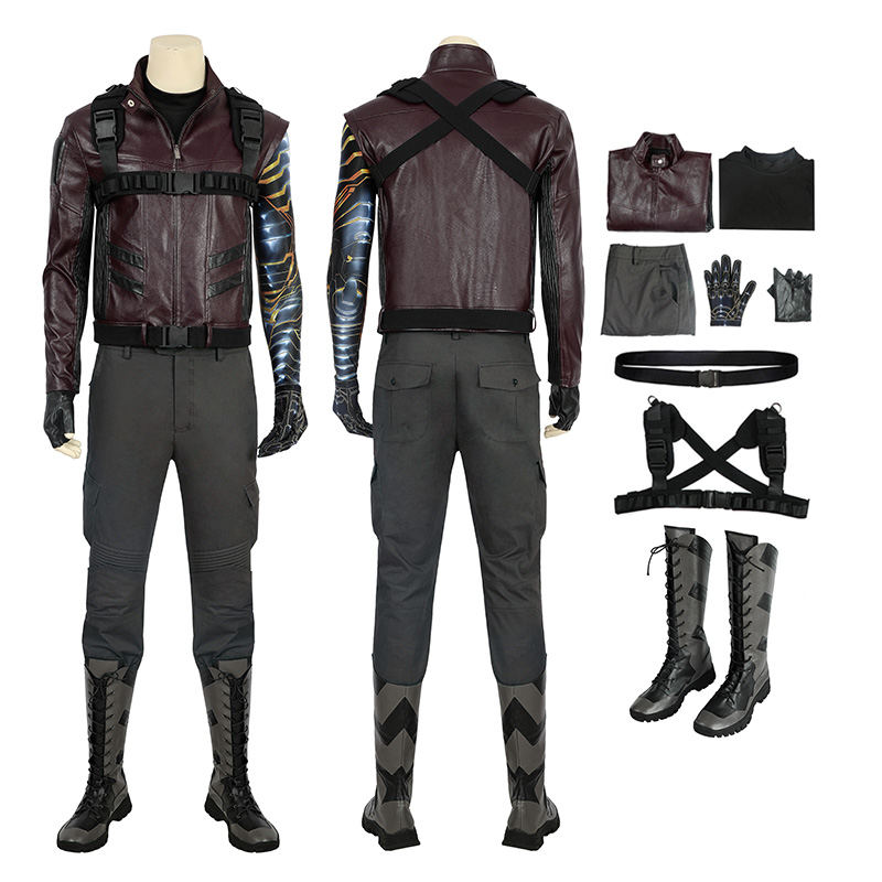 Bucky Barnes Costume The Falcon and the Winter Soldier Bucky Barnes Cosplay Costume