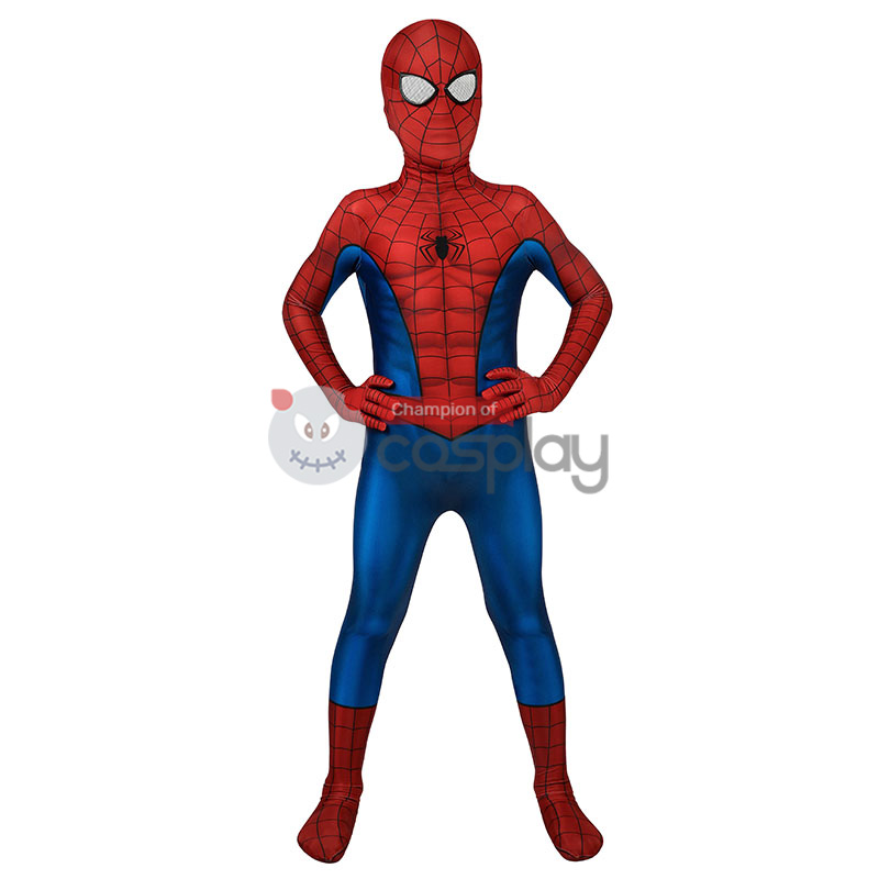 Kids Spider-Man Jumpsuit Spiderman Classic Ultimate Cosplay Costume