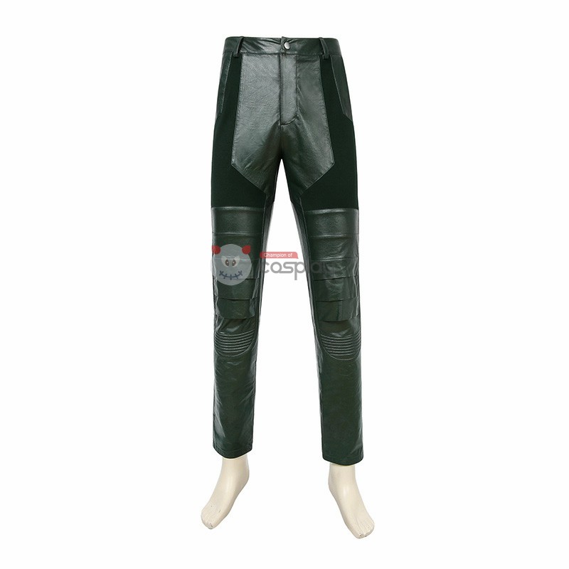 Oliver Queen Cosplay Costume S8 Green Suit