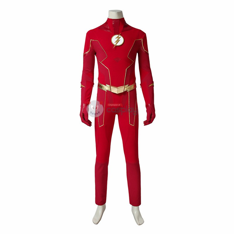 Halloween Barry Allen Cosplay Costume TF S6 Suit
