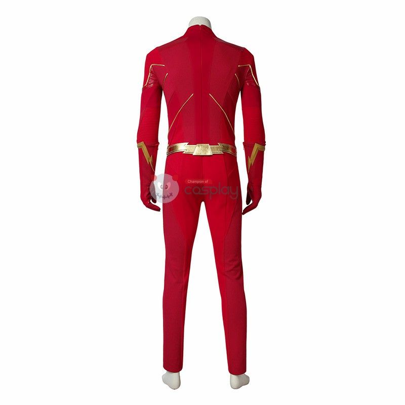 Halloween Barry Allen Cosplay Costume TF S6 Suit