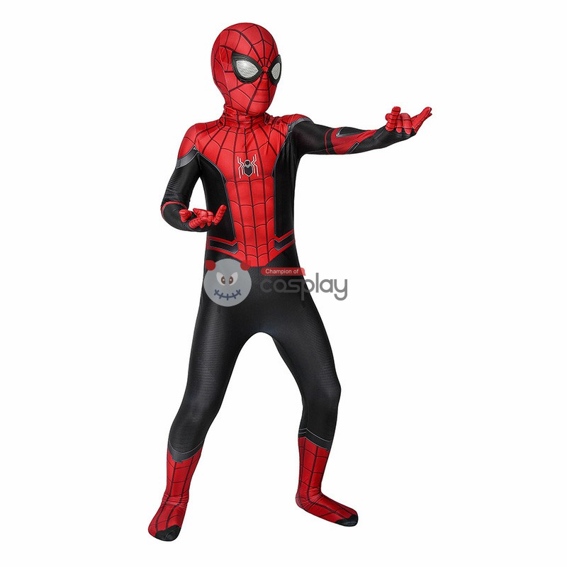 Kids Spider Man Costumes Peter Parker Spider-Man Far From Home Cosplay Costumes