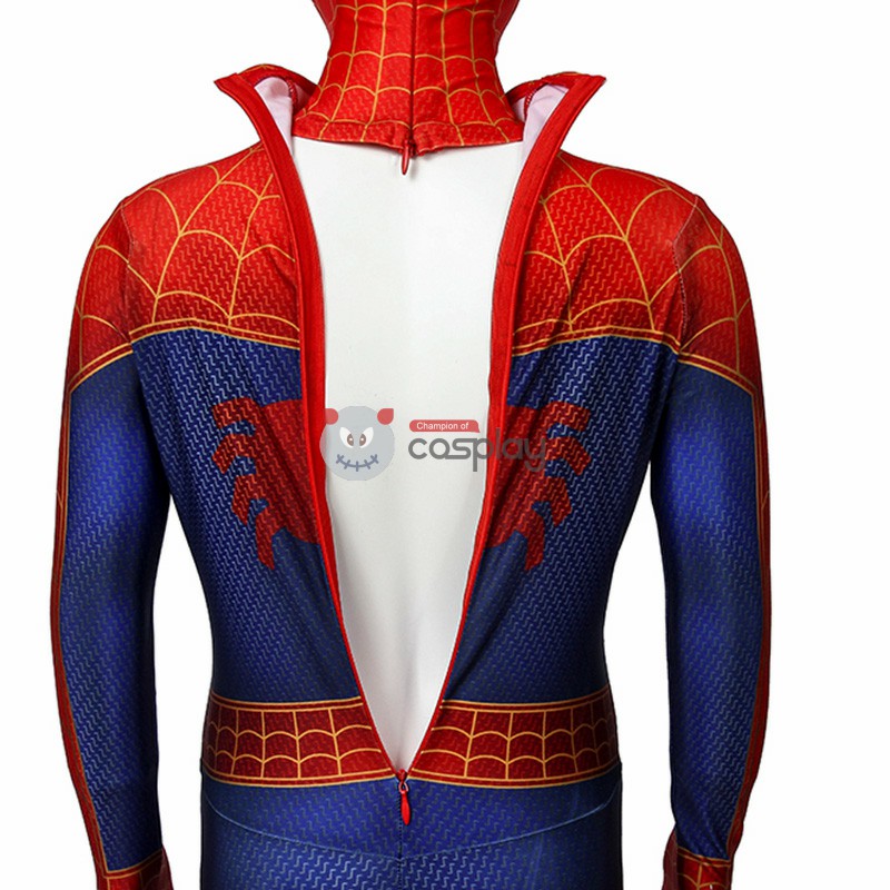 Peter Parker Kids SpiderMan Costume Spider-Man Into the Spider-Verse Cosplay Costumes