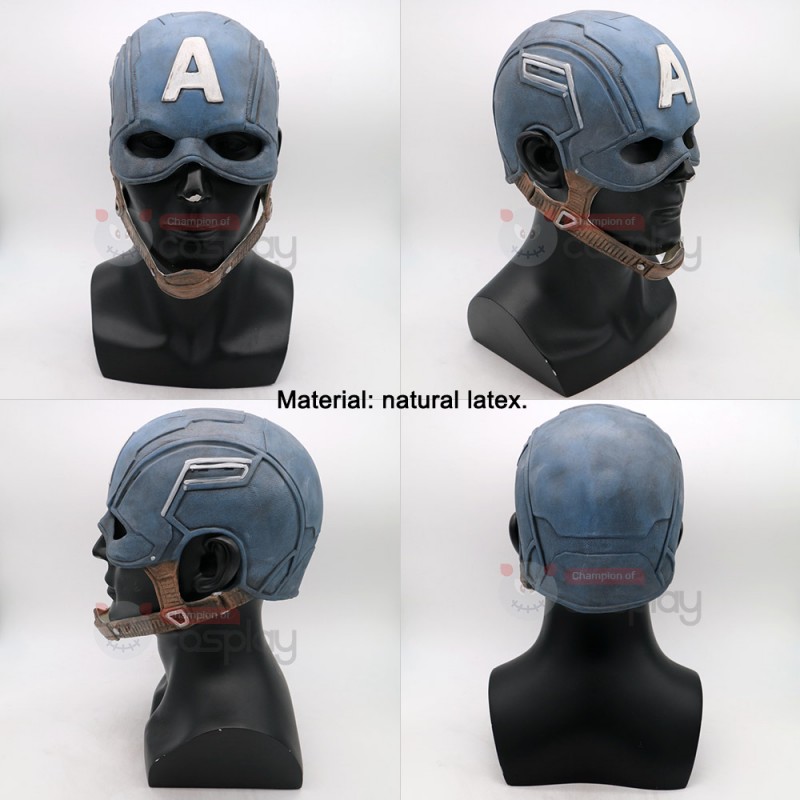 Captain America Avengers Endgame Cosplay Costume Steve Rogers Premium Superhero Suit for Halloween
