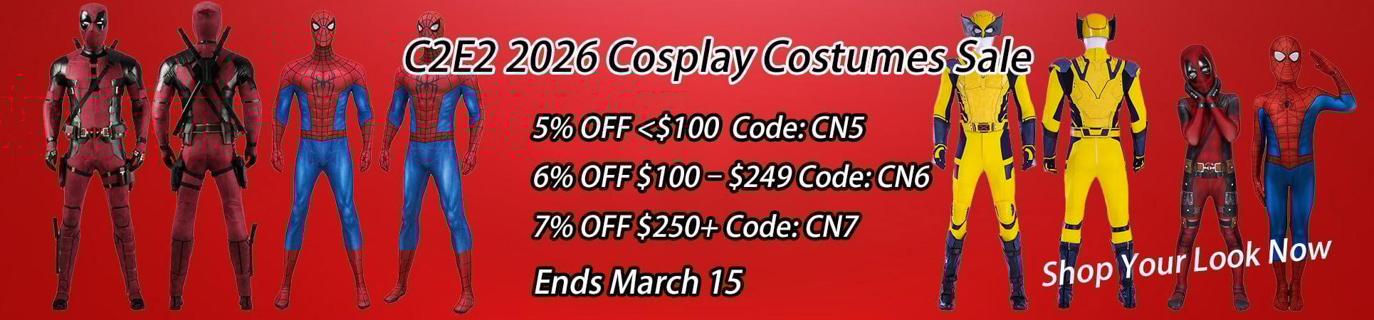C2E2 2026 Cosplay Costumes Sale