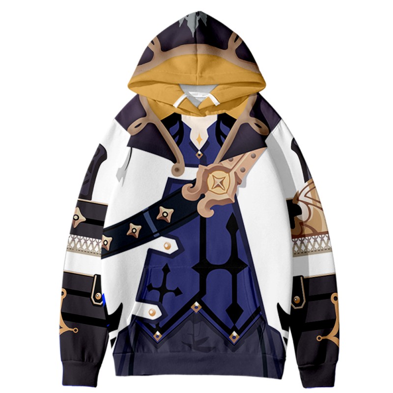 Genshin Impact Albedo 3D Print Hoodies Fashion