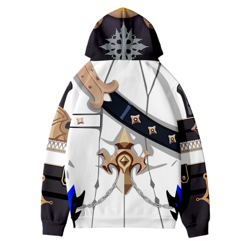 Genshin Impact Albedo 3D Print Hoodies Fashion