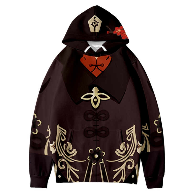Game Genshin Impact Pullover Hu Tao Hoodies
