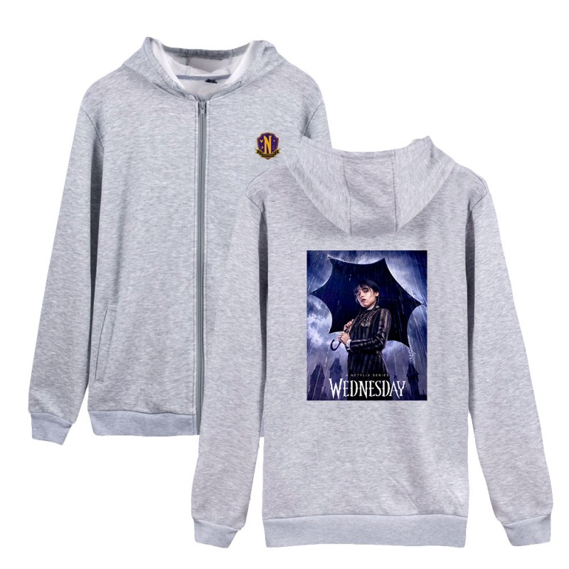 The Addams Family Swearshirts Addams Wednesday Print Hoodies Unisex