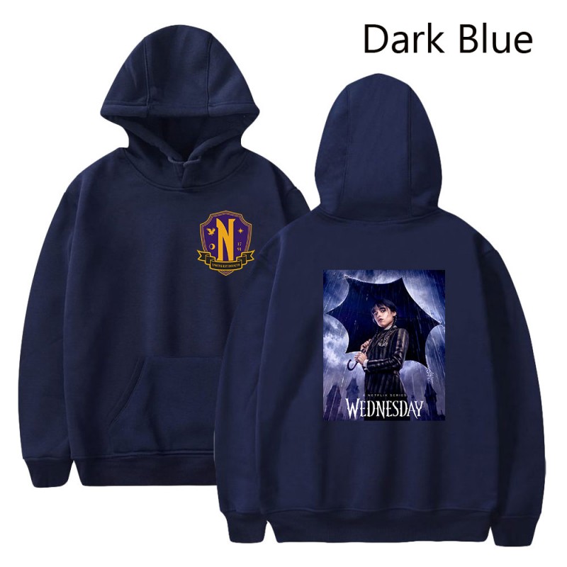 The Addams Family Swearshirts Addams Wednesday Print Hoodies Unisex