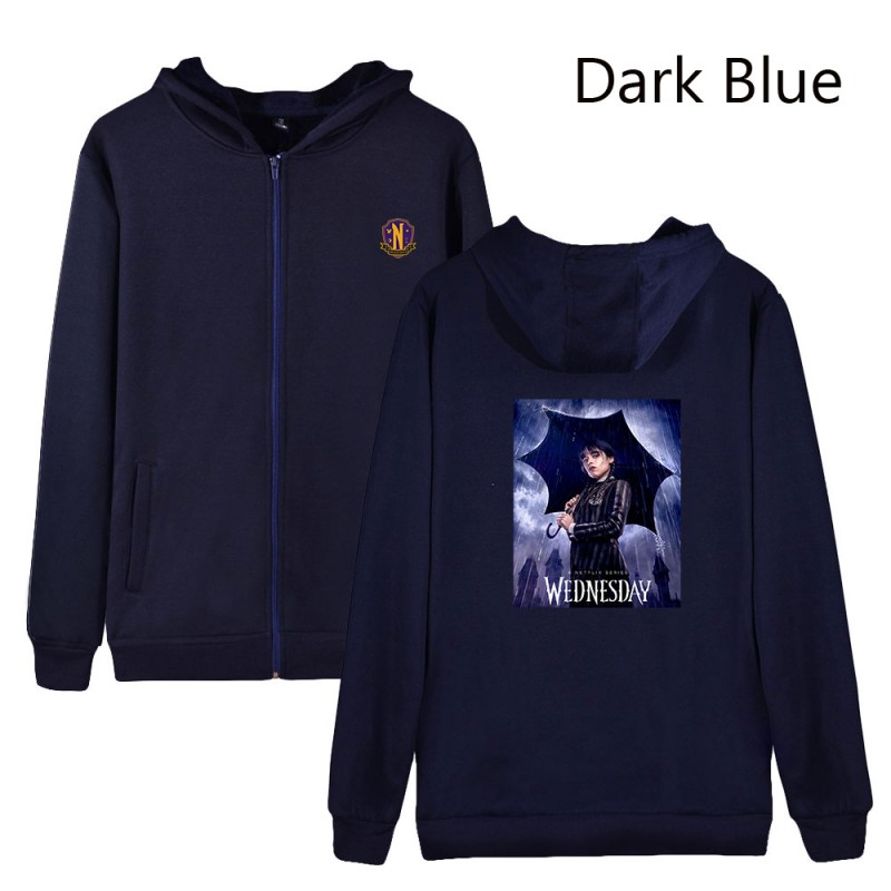 The Addams Family Swearshirts Addams Wednesday Print Hoodies Unisex
