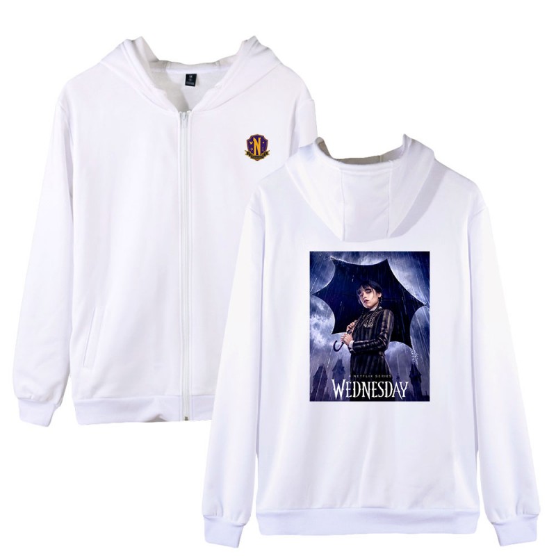 The Addams Family Swearshirts Addams Wednesday Print Hoodies Unisex