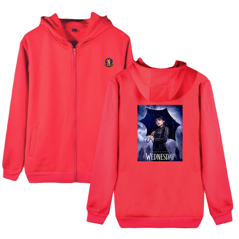 The Addams Family Swearshirts Addams Wednesday Print Hoodies Unisex