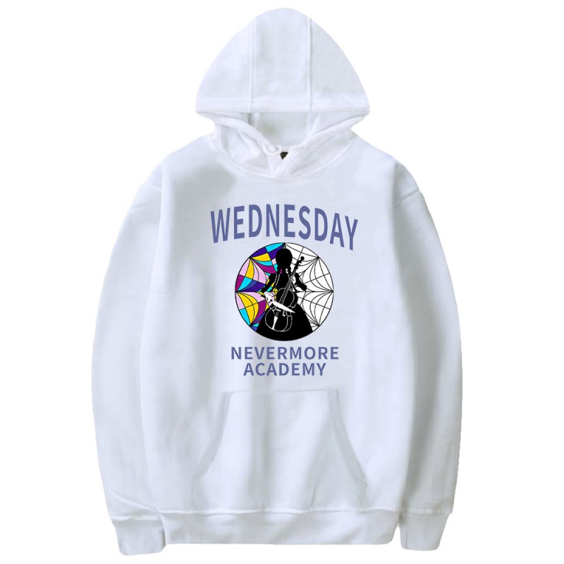 Wednesday The Addams Family Print Hoodies Fashion Unisex