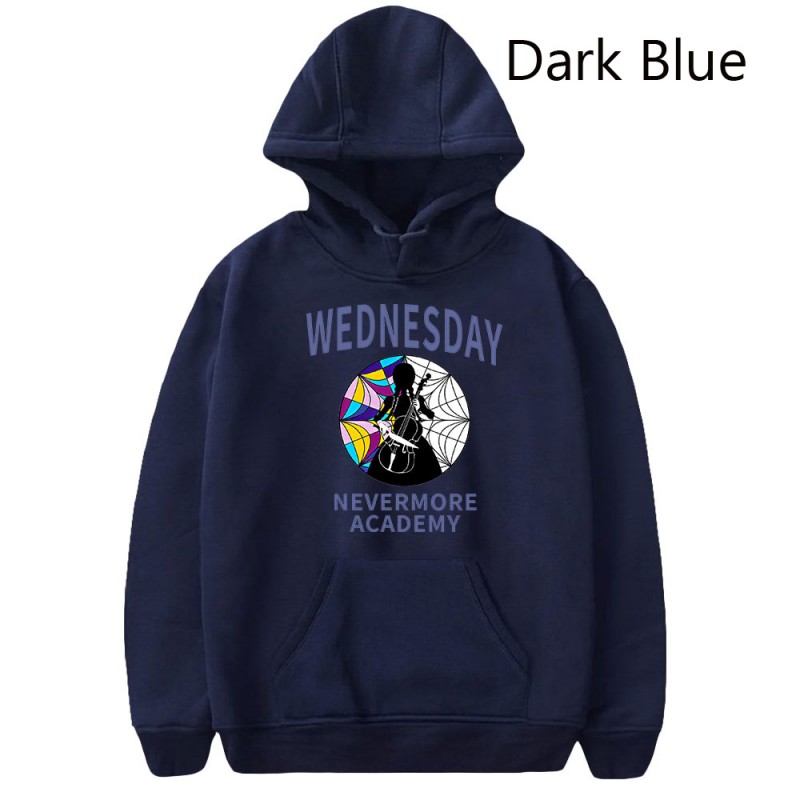 Wednesday The Addams Family Print Hoodies Fashion Unisex