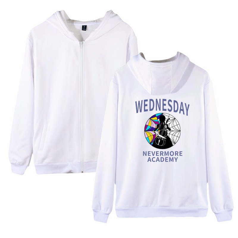 Wednesday The Addams Family Print Hoodies Fashion Unisex