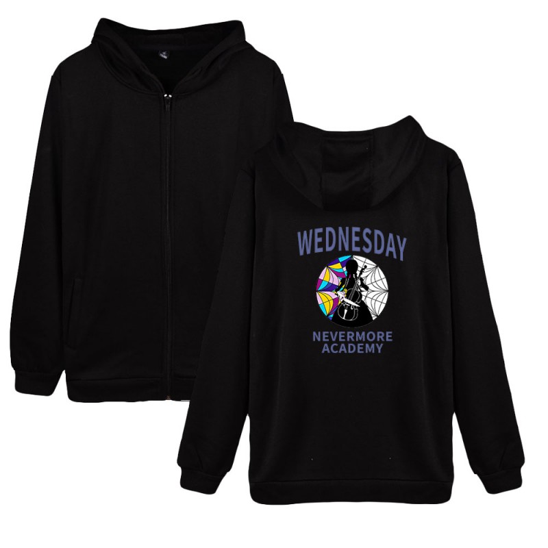 Wednesday The Addams Family Print Hoodies Fashion Unisex