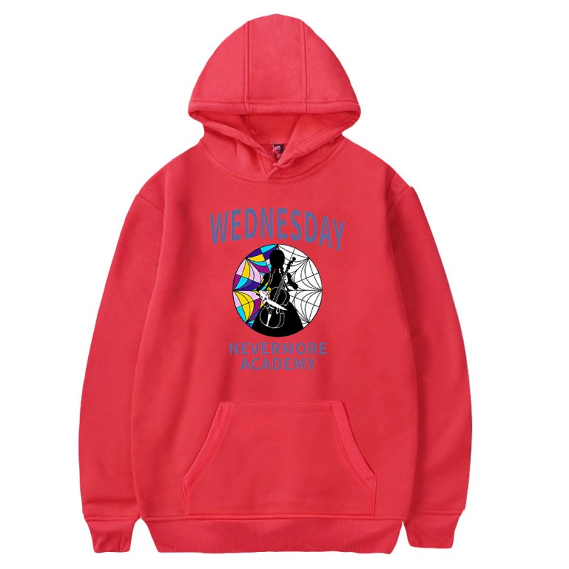 Wednesday The Addams Family Print Hoodies Fashion Unisex