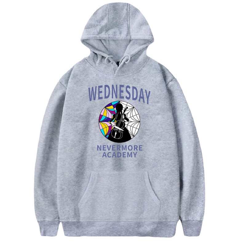 Wednesday The Addams Family Print Hoodies Fashion Unisex