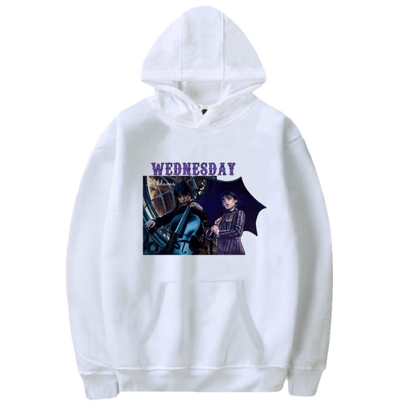 Wednesday Swearshirts The Addams Family Print Hoodie Unisex
