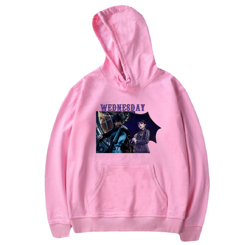 Wednesday Swearshirts The Addams Family Print Hoodie Unisex