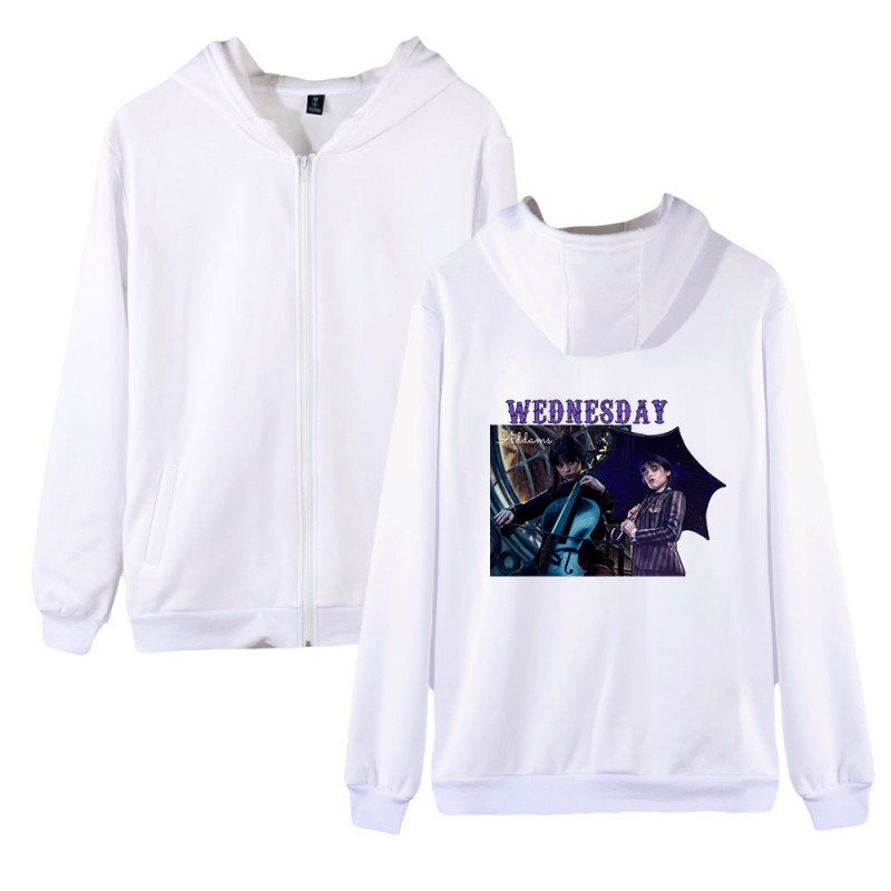 Wednesday Swearshirts The Addams Family Print Hoodie Unisex