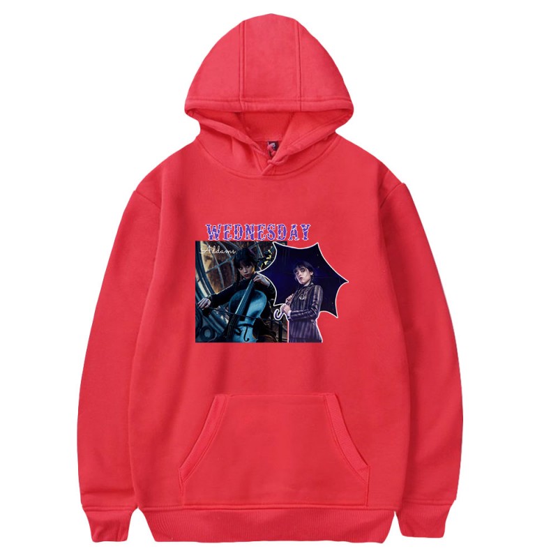 Wednesday Swearshirts The Addams Family Print Hoodie Unisex