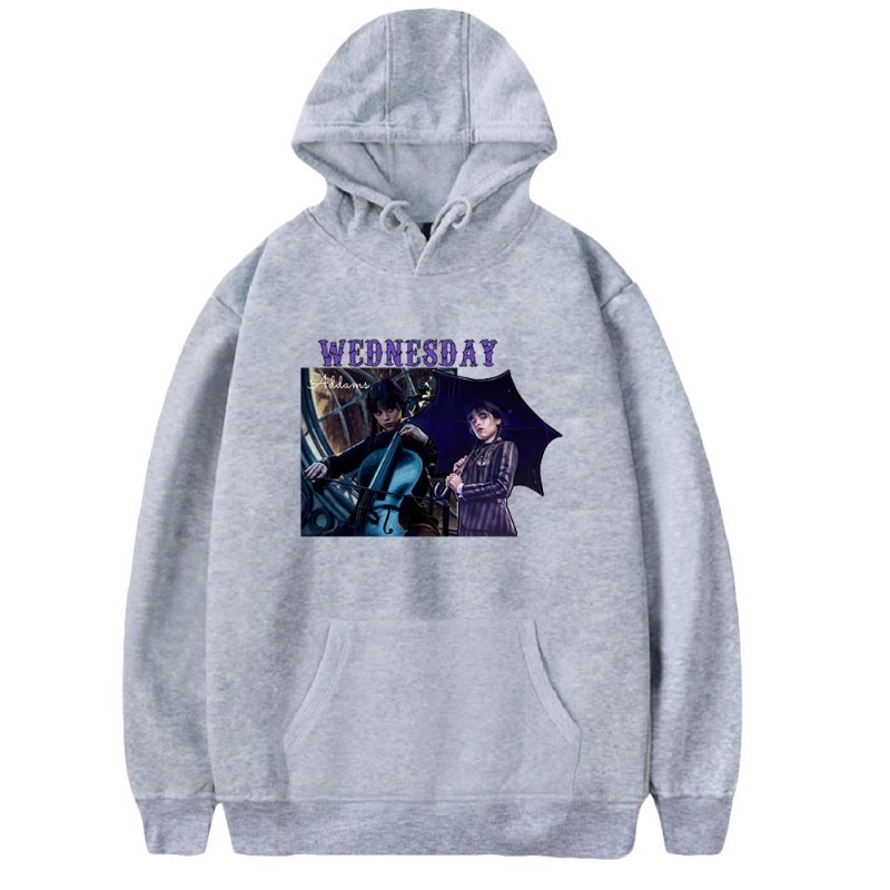Wednesday Swearshirts The Addams Family Print Hoodie Unisex