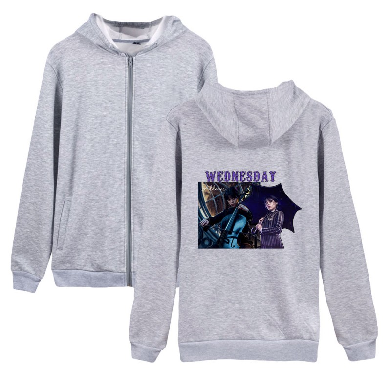 Wednesday Swearshirts The Addams Family Print Hoodie Unisex
