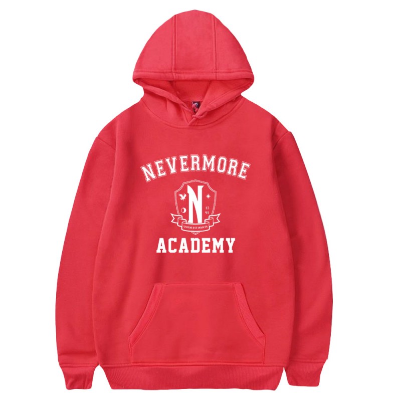 Wednesday Pullover Wednesday Addams Nevermore Academy Hoodie Unisex