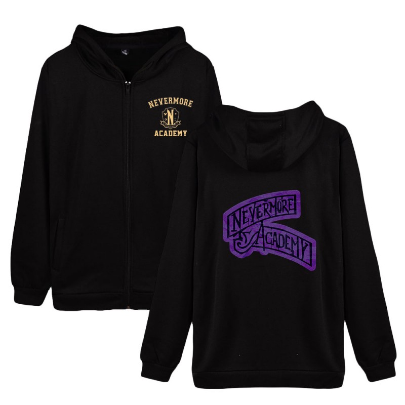 Wednesday Addams Pullover Nevermore Academy Hoodies Fashion Unisex