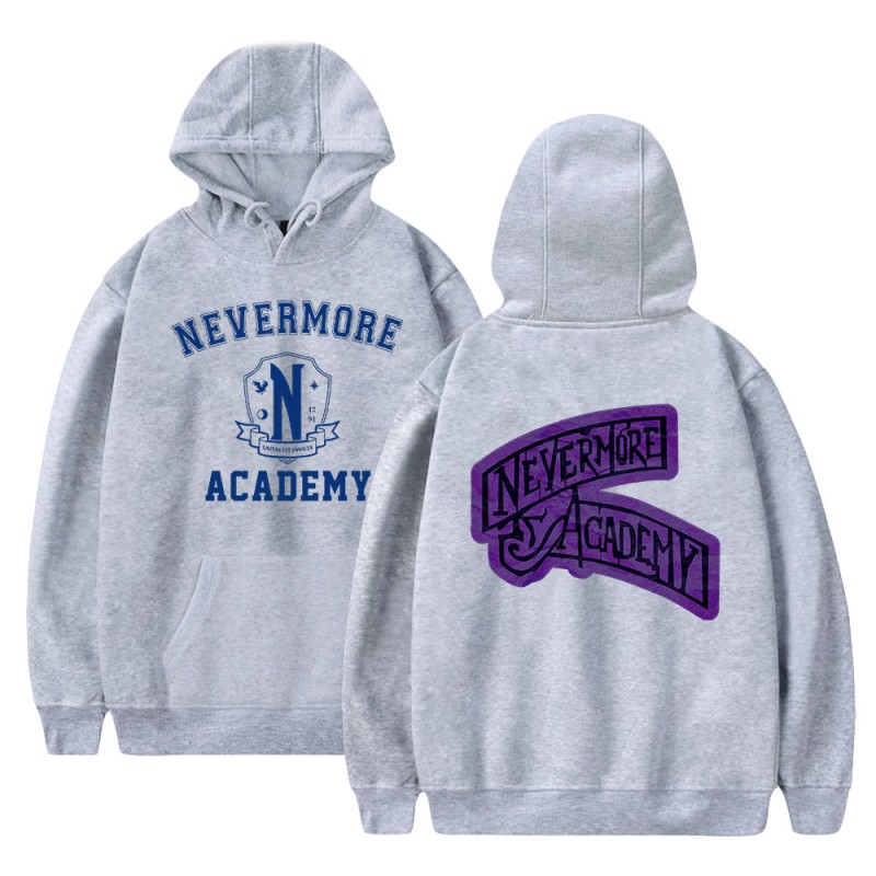 Wednesday Addams Pullover Nevermore Academy Hoodies Fashion Unisex