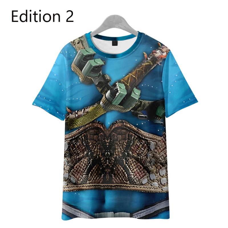Avatar 2 The Way of Water Jake Sully Cosplay T-shirt