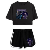 Wednesday Addams T-shirt The Addams Family Womens Shorts