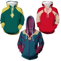 Wanda Cosplay Costumes WandaVision Zip Up Hoodies