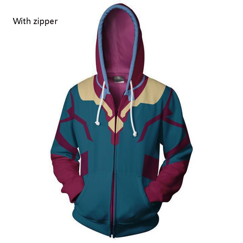 Wanda Cosplay Costumes WandaVision Zip Up Hoodies