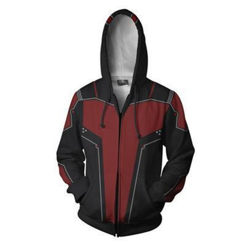 Ant-Man 3 Zip Up Hoodie Ant-Man and The Wasp Quantumania 3D Sweatshirts
