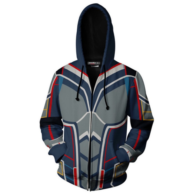 Ant-Man 3 Zip Up Hoodie Ant-Man and The Wasp Quantumania 3D Sweatshirts