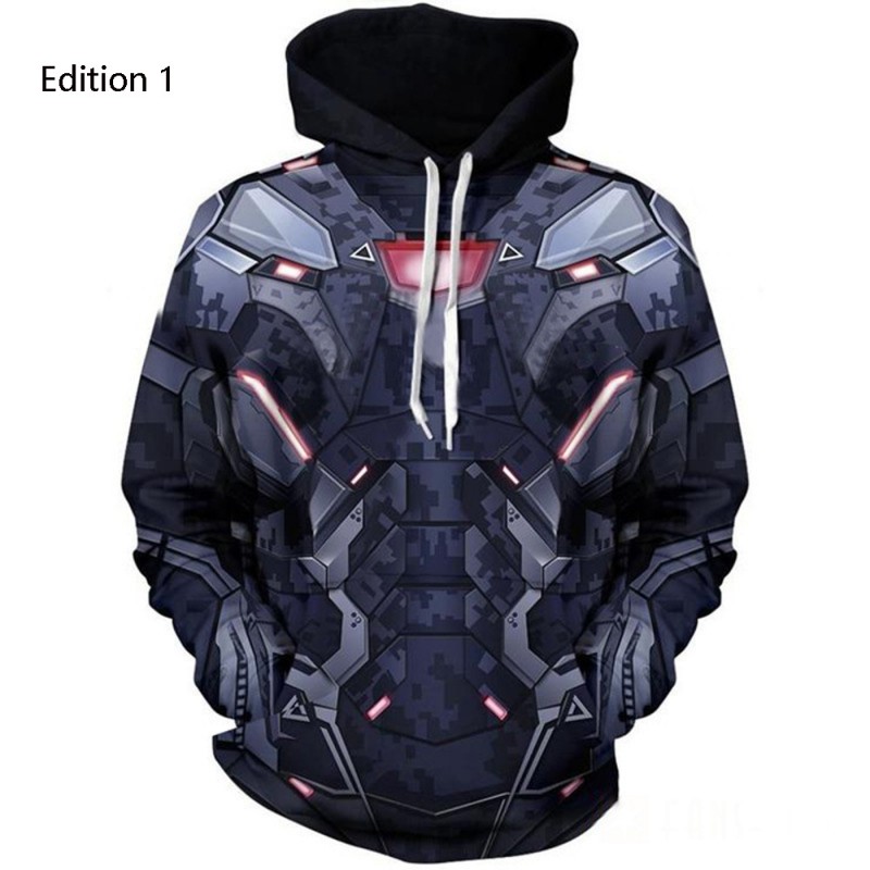 Avengers 4 Endgame Hoodie Captain America Thor 3D Sweatshirts