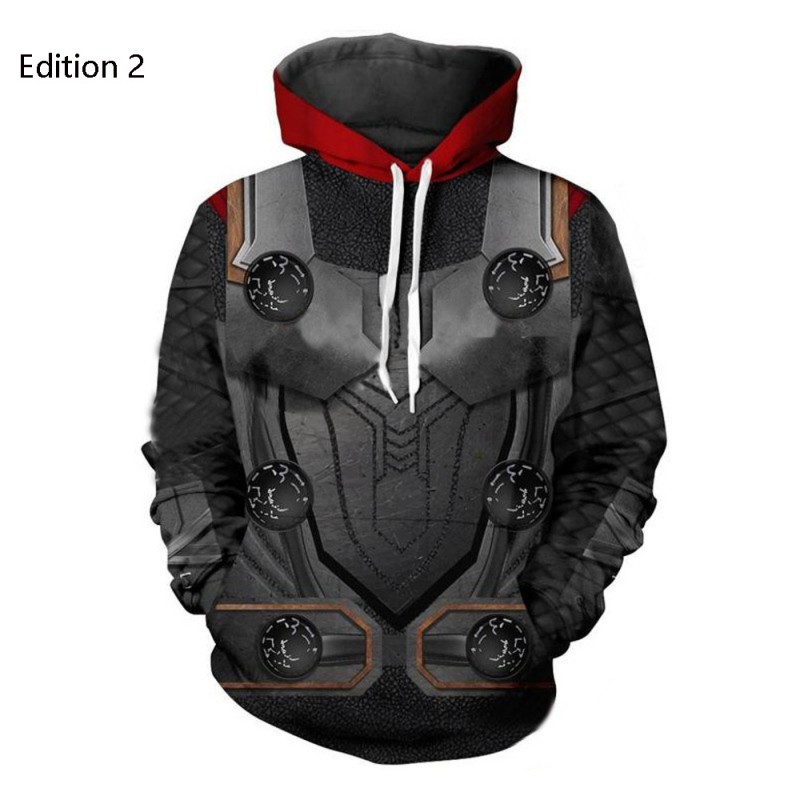 Avengers 4 Endgame Hoodie Captain America Thor 3D Sweatshirts