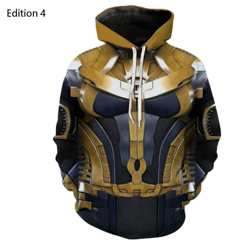 Avengers 4 Endgame Hoodie Captain America Thor 3D Sweatshirts