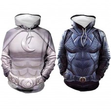 Moon Knight 3D Hoodies Halloween Cosplay Fashion Sweatshirts