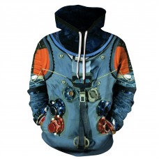 New 3D Print Nasa Astronaut Long Sleeve Hoodie